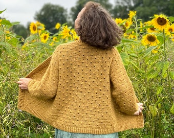 Crochet pattern : Chaotic Monday Cardigan