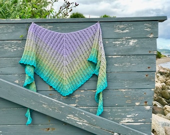 Roller Bird Shawl Haakpatroon