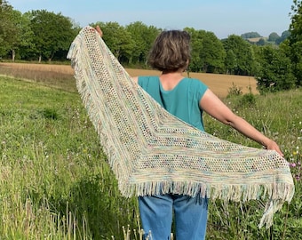 Crochet pattern : Naiad Shawl