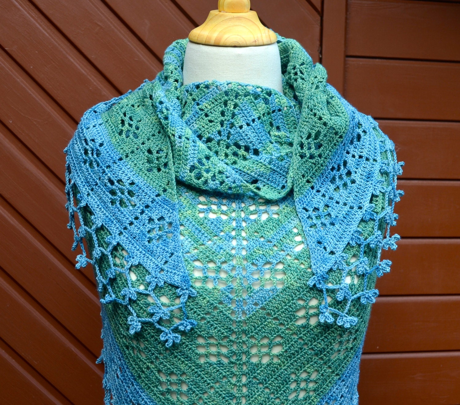 fruity duck shawl