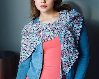 Flamme Shawl Crochet pattern