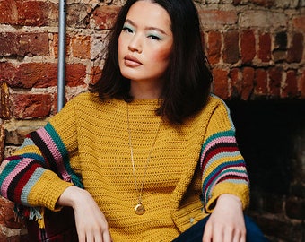 Crochet pattern : One Way or Another Sweater
