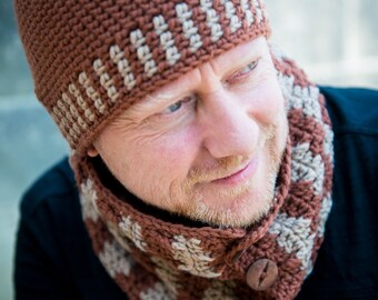 Crochet pattern : active hat and cowl