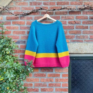 Häkelanleitung : Basic Topdown Raglan Sweater