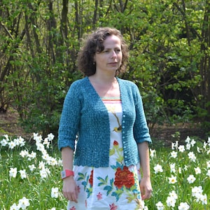 Crochet pattern : 7 leaps cardigan