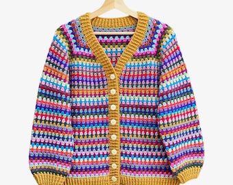 Crochet pattern : Rhea Cardigan