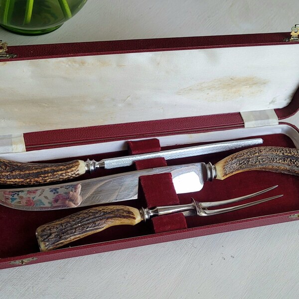 Meat Carving Set Etsy