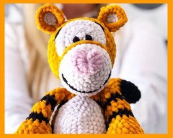 Peluche de tigre de Winnie the Pooh, suave y tierno, ideal para niños y para decorar la habitación infantil. Regalos.