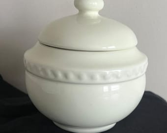 Gail Pittman GP Hospitality Ivory Sugar Bowl w Lid Stoneware Replacement
