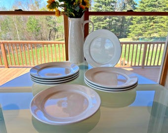 Williams Sonoma Essential White 11" Dinner Plate Porcelain Singles 9 Available