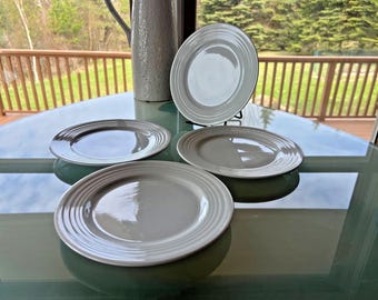 Pottery Barn Sausalito Ridge White Salad Plate 8 1/2"
