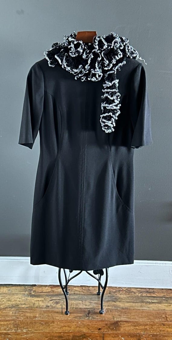 black dress with corset top New Satin and Lace Long Sleeved Cropped Corset Top by Orchard Corset