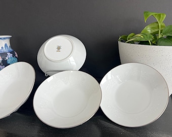 Noritake Reina 6450 Coupe Soup Bowl – Discontinued Elegant Japan China