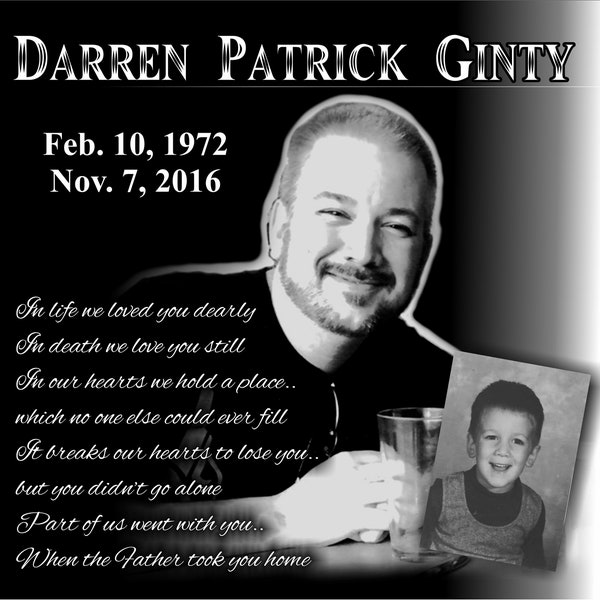 12" x 12" x 3/8" Granite Black Grave Stone Tombstone Personalized With Picture and Text Free Shipping Memorial Marker Monument Pet Person