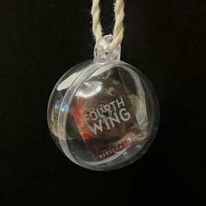Semi-Custom Mini Book Ornament Bauble: Choose Titles From List | Book Lover Christmas Decor Tiny: 1 book