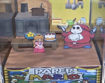 Paper Mario 64: ¡El pastel de Peach! Caja de sombras
