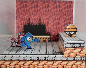 Megaman: ¡Hombre con agallas! Diorama