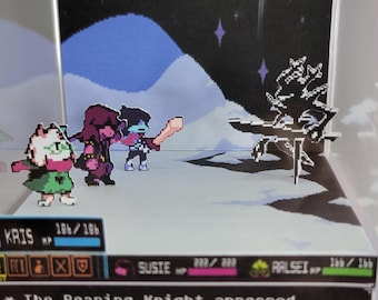 Deltarune: ¡El Caballero Rugiente! Diorama