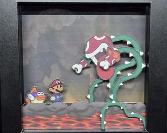 Paper Mario 64: ¡Piraña de lava! Caja de sombras