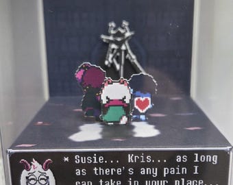 Deltarune: ¡Persecución del Caballero Rugiente! Diorama