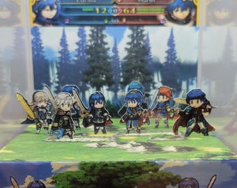 Fire Emblem Heroes: ¡Los Pastores contra el Equipo Marth! Diorama