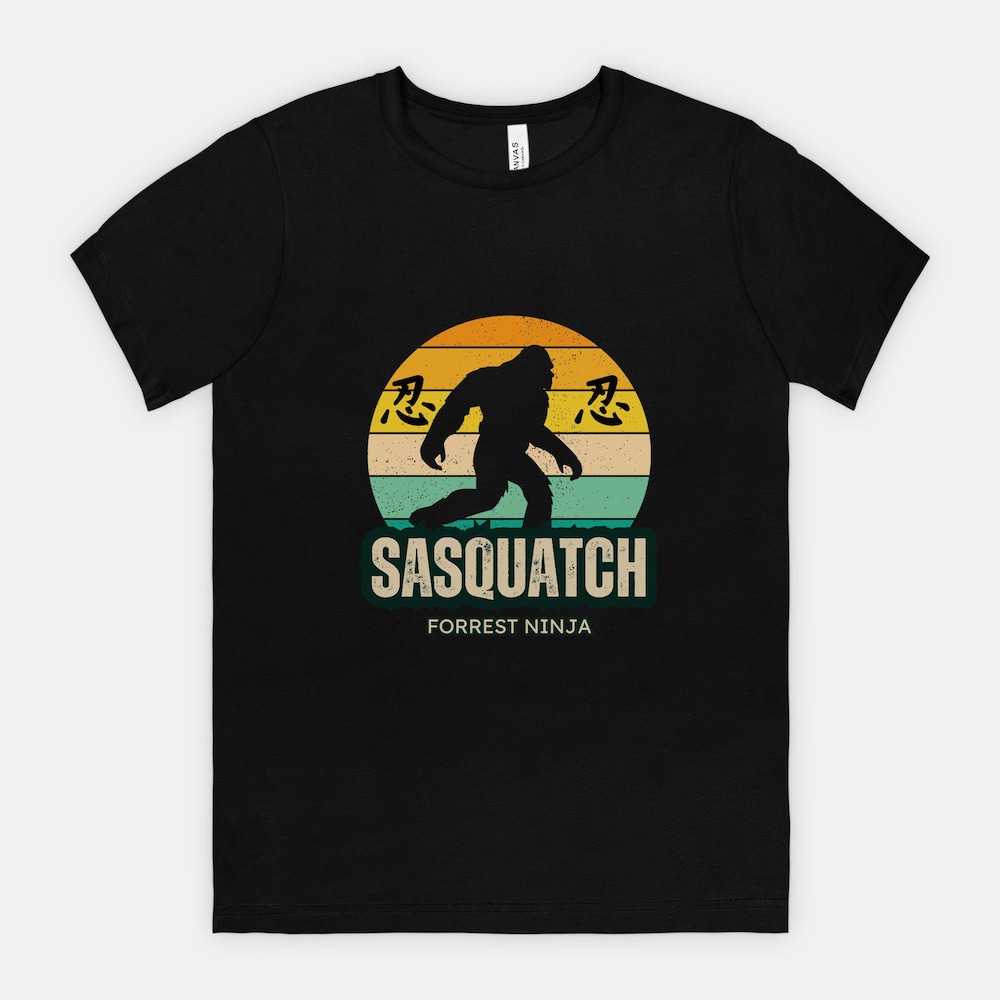 Sasquatch Shirt, Bigfoot T-Shirt For Ninja Shirt, Bigfoot Shirt, Sasquatch T-Shirt Citychiefsrugs