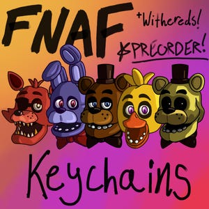 Five Nights At Freddy’s Character Head Keychains/Charms
