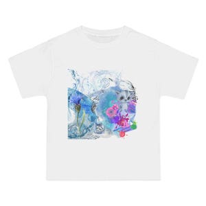 Camiseta con estampado de gato kawaii - Camiseta de dibujos animados caprichosos - Algodón suave unisex - Estilo retro vintage