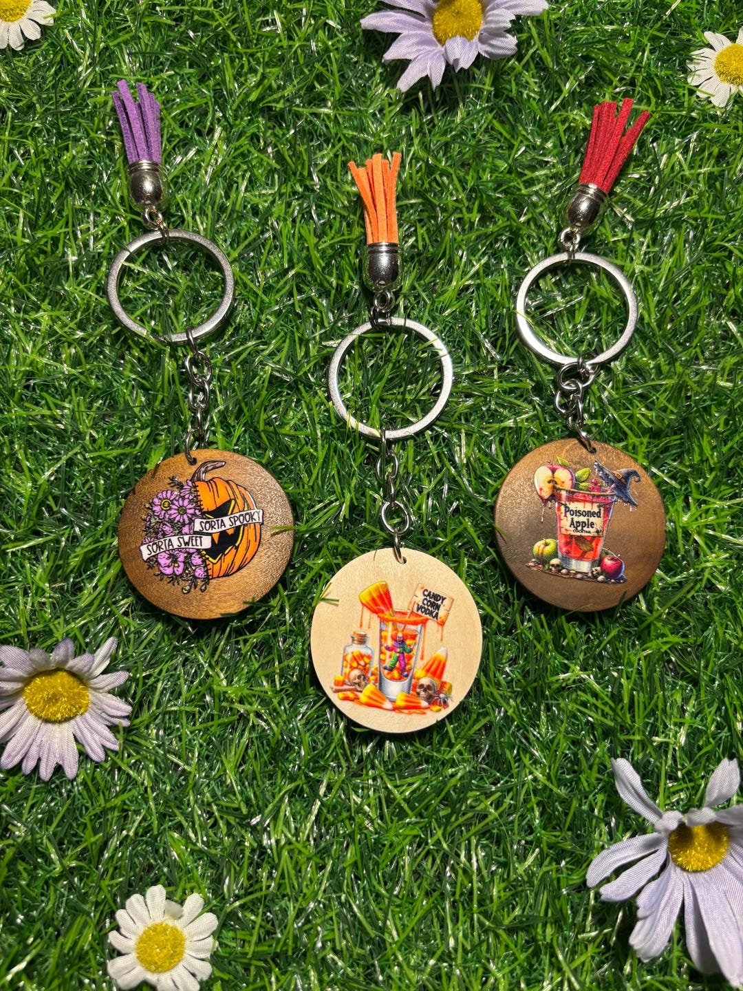 Woodspring Keychains Wood Keychains - Etsy
