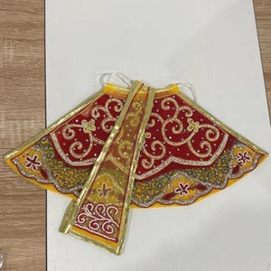 Size 5 Lehenga Patka for Durga Maa/Laxmi Ganesh Dress