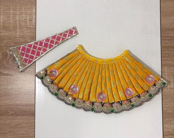Size 5 Lehenga Patka for Durga Maa/Laxmi Ganesh Dress