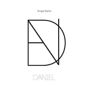 Name Logo Design Word Logo Initial Logo Personalized Business Logo Minimalist Tattoo Custom Tattoo Design SVG Tattoo Name Geometric Logo