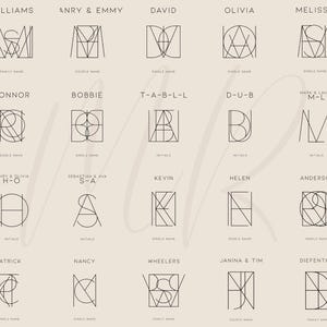Name Logo Design Word Logo Initial Logo Personalized Business Logo Minimalist Tattoo Custom Tattoo Design SVG Tattoo Name Geometric Logo