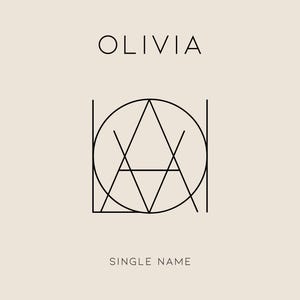 Name Logo Design Word Logo Initial Logo Personalized Business Logo Minimalist Tattoo Custom Tattoo Design SVG Tattoo Name Geometric Logo