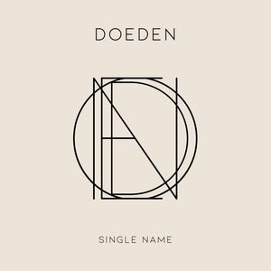 Name Logo Design Word Logo Initial Logo Personalized Business Logo Minimalist Tattoo Custom Tattoo Design SVG Tattoo Name Geometric Logo