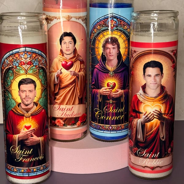 Heated Rivalry Prayer Candle Collection