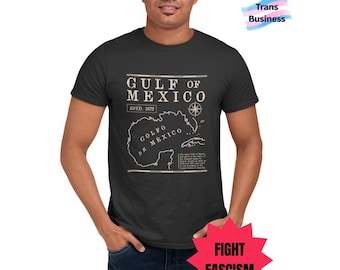 Gulf of Mexico Map Vintage T-shirt