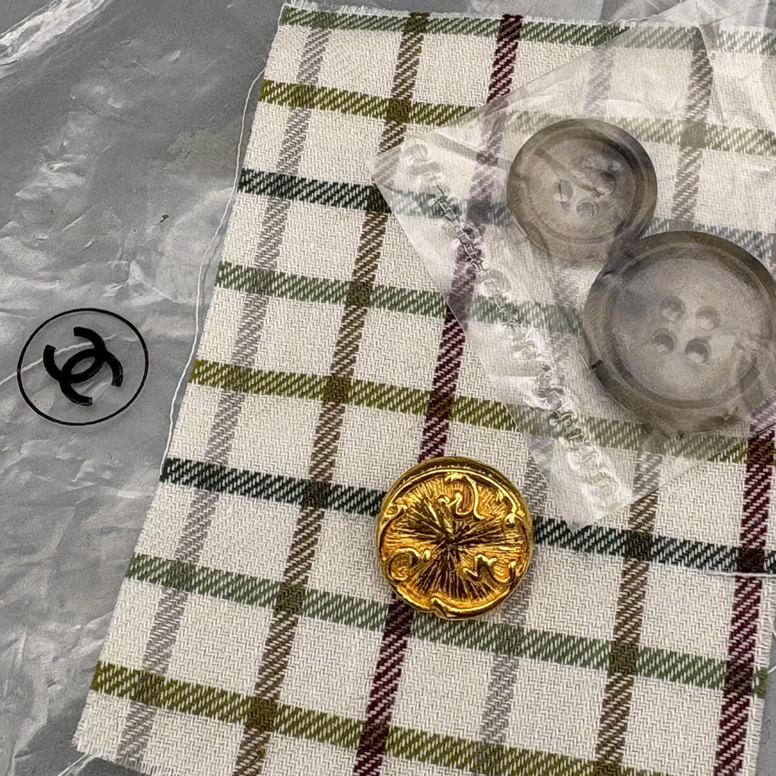 Vintage Authentic Chanel Buttons - Etsy
