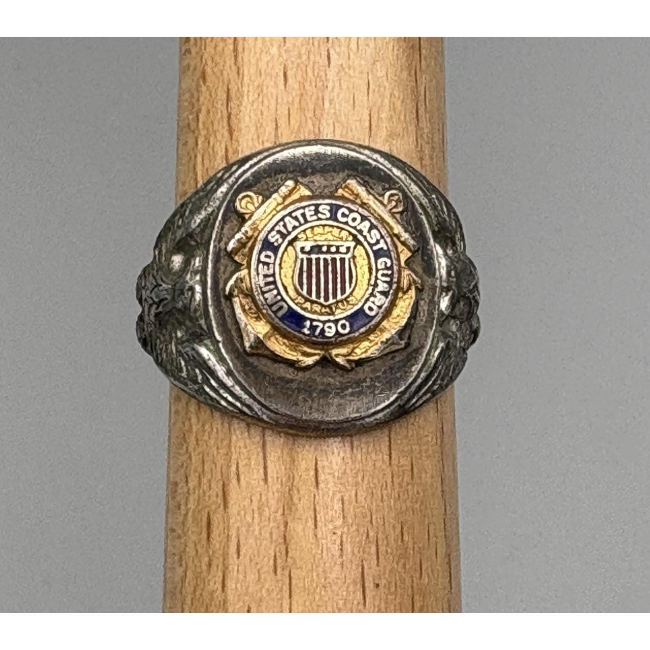 Vintage Coast Guard Military Rings - Etsy