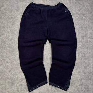 VTG 90s Patagonia Synchilla navy blue gorpcore fleece sweatpants mens Large