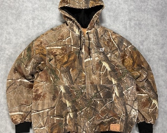 Giacca isolante vintage Levi Strauss Signature Field Gear Realtree camo in tela, taglia XL