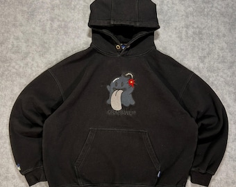 Graf&Wu BooGhost Bomb loose boxy fit heavyweight fleece hoodie streetwear mns XL