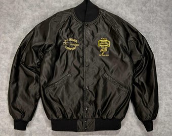 VTG 1991 Butwin ROTC Mountain Rangers Ranger Challenge Military satin jacket Med