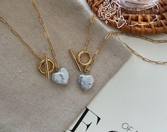 Heart Pearl Necklace – A Timeless & Elegant Gift