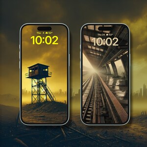 Dystopian Cityscapes Pack – Desktop and Mobile - post-apocalyptic, urban decay, overgrown ruins, abandoned city, sci-fi wallpaper