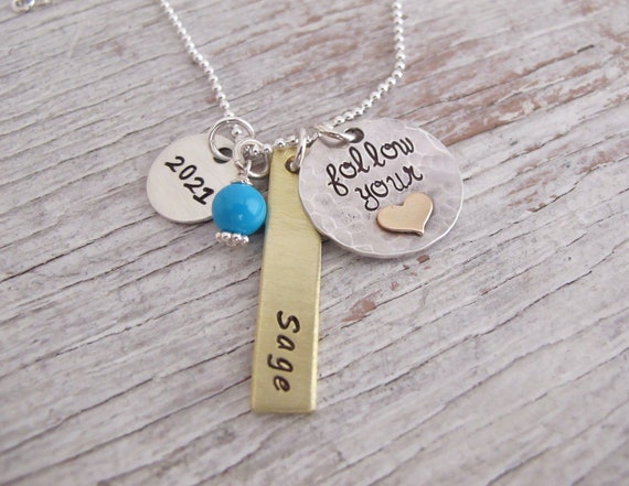 Etsy graduation necklace hot sale