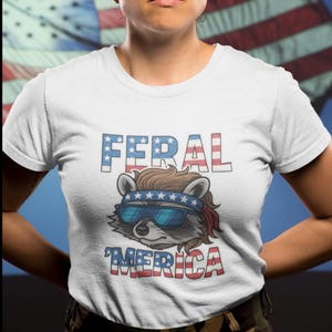 Chemise drôle de raton laveur, chemise patriotique pour chemise du 4 juillet, chemise de l'Amérique, chemise des Etats-Unis, chemise du 4 juillet, tee-shirt du jour de l'indépendance