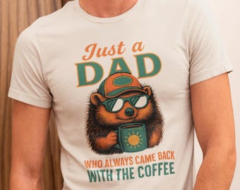 T-shirt drôle pour la fête des pères Tshirt papa pour la première fois Amateur de café Chemise papa Idée cadeau pour nouveau papa Chemise vie Blague papa Humour Tee Top paternité