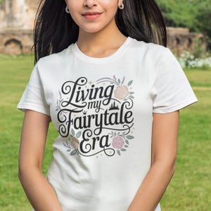 Cottagecore Coquette Mom Shirt Comfort Colors 1717 Princess Tee Floral Pastel Castle T-Shirt for Girl Wedding Anniversary Fairytale Daughter
