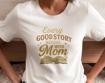 Book Lover Mother's Day Gift Inspirational Mom T-shirt Book TShirt Teacher Shirt Motherhood Bookworm Shirt Mom Life Bookish Reading Mama